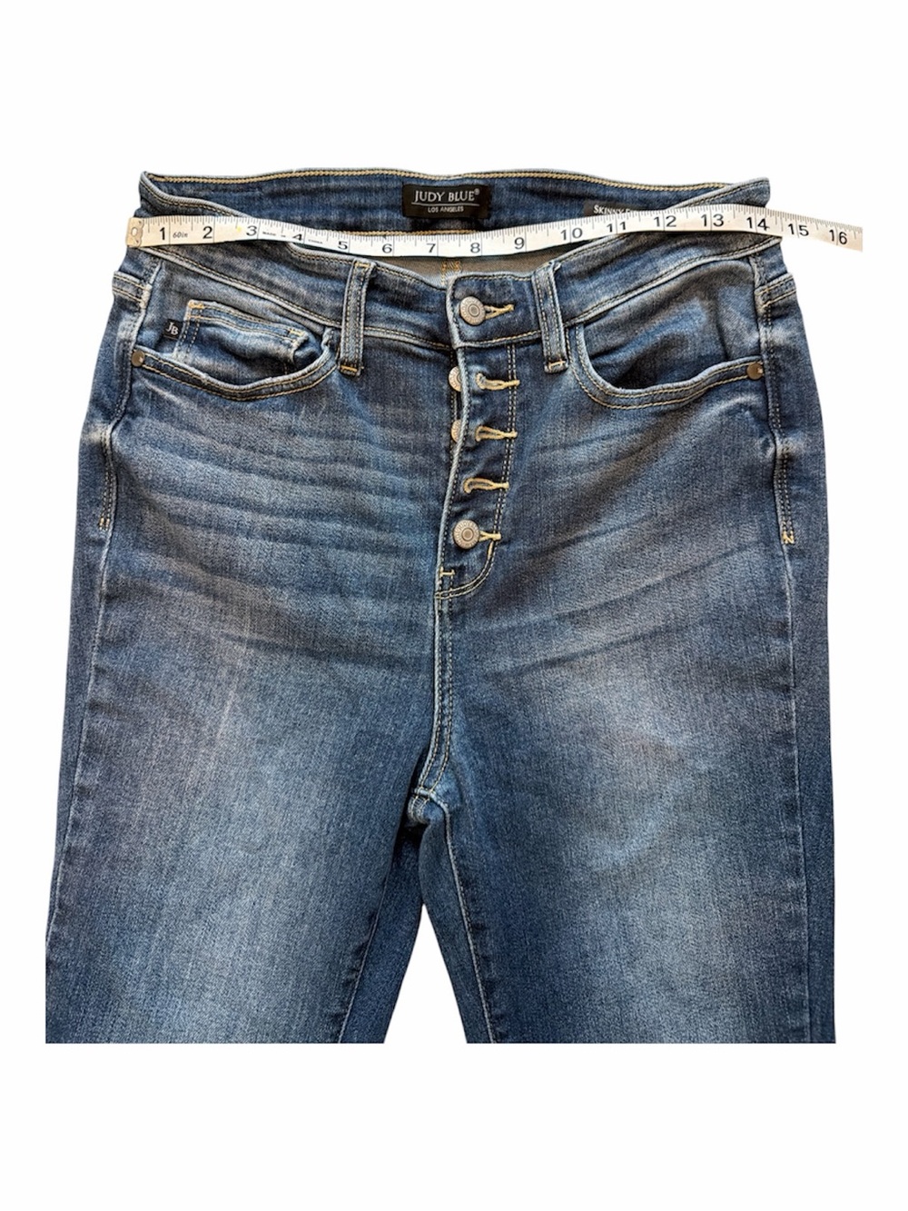 Judy Blue Button Fly Women's Skinny Fit Jeans size 29 - Picture 2 of 5